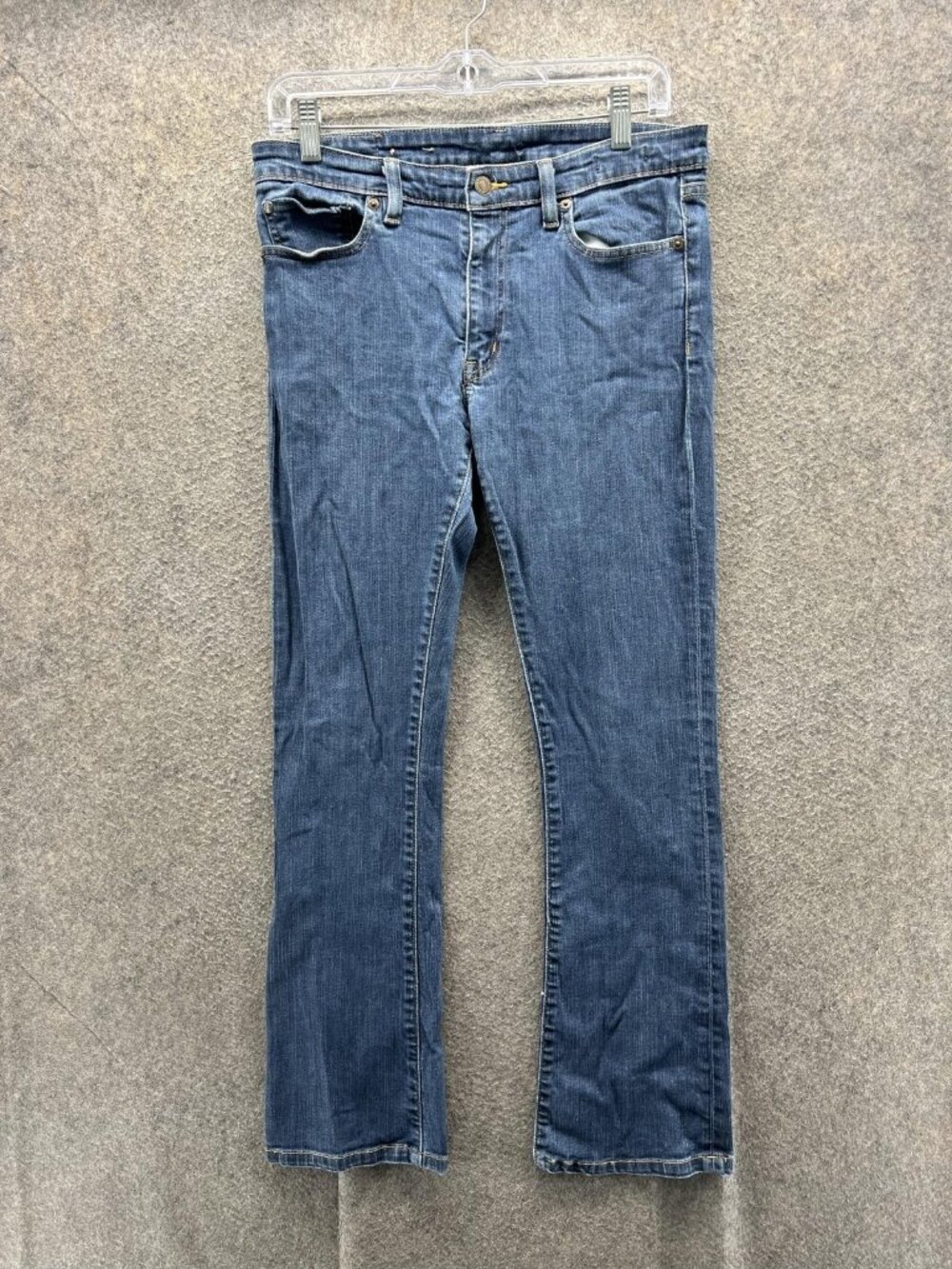 Lucky Brand Jeans Womens 30x32 Blue Medium Wash Slim Bootcut Stretch Denim Pants